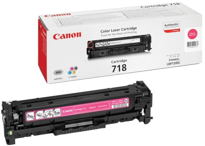 Canon CRG-718M, purpurová (2660B002)